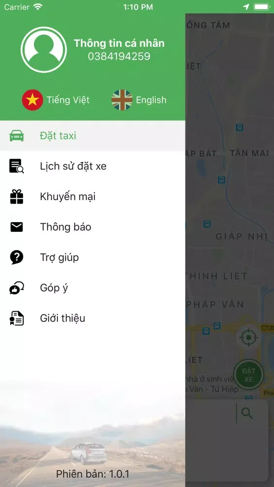 Screenshot di Taxi Phiệt Học