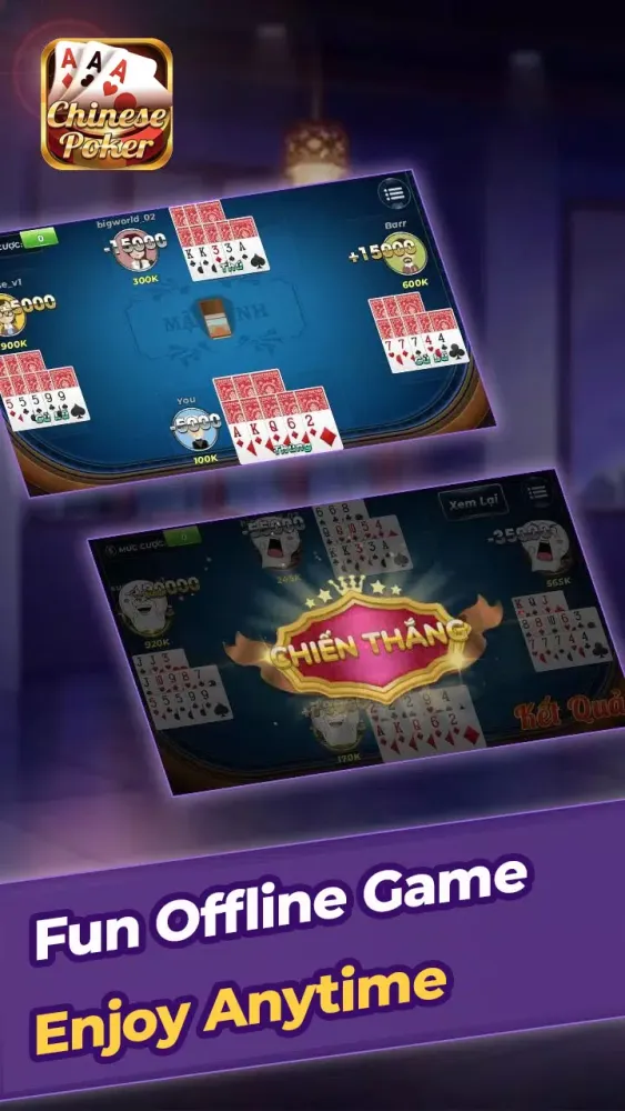 Chinese Poker Ekran Görüntüleri
