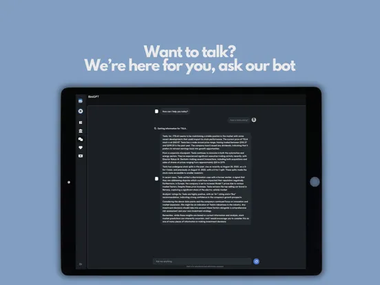 ภาพหน้าจอของ Bini: Understand Stocks Better iPad 