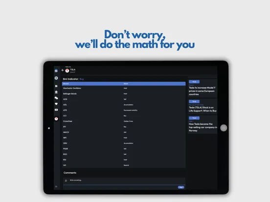 ภาพหน้าจอของ Bini: Understand Stocks Better iPad 