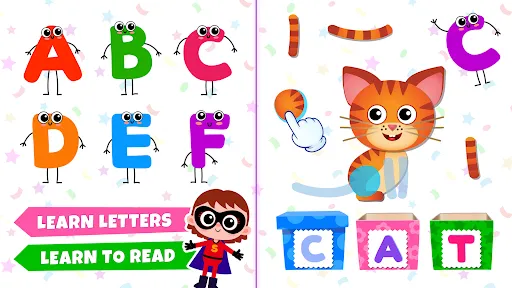 Learn to Read! Bini ABC games! Screenshots