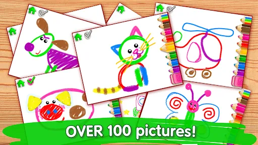 Bini Drawing for Kids Games应用截图