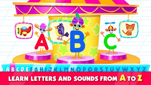 Bini ABC games for kids!应用截图
