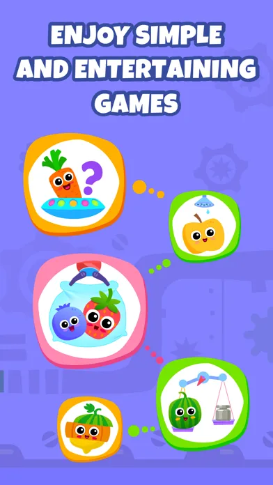 Tangkapan skrin Yummies! Healthy Food games!