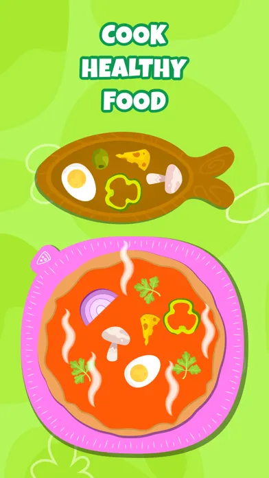 Tangkapan skrin Yummies! Healthy Food games!
