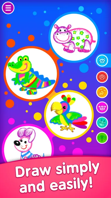 Drawing kids games for toddler سکرین شاٹس
