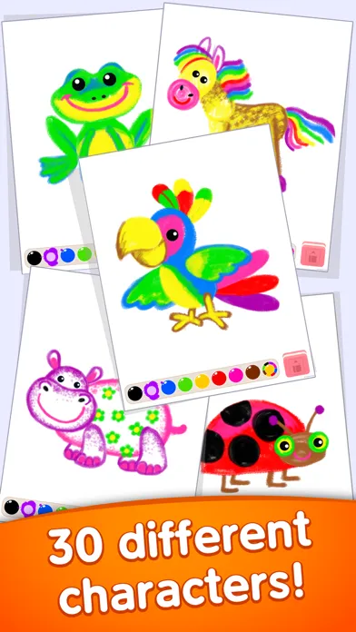 Drawing kids games for toddler سکرین شاٹس