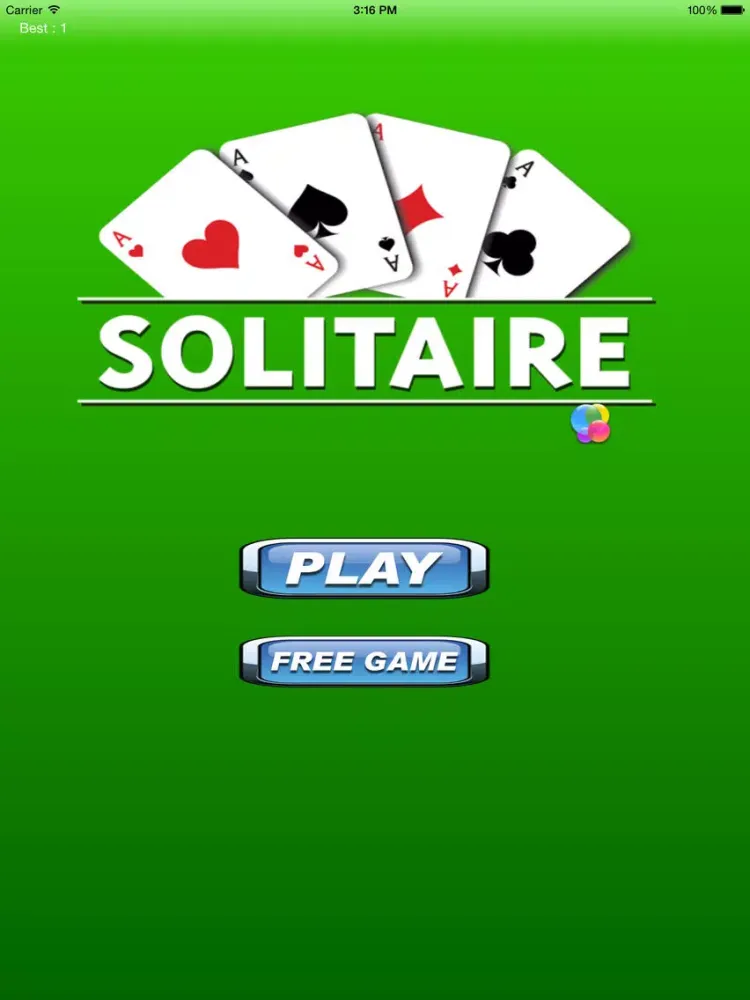 صور A Basic Classic Solitaire iPad 