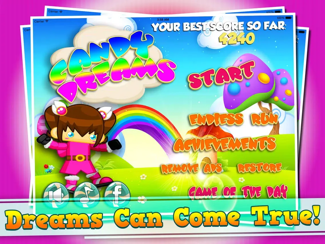 Capturas de tela do A Adventure In Candy Dreams iPad 