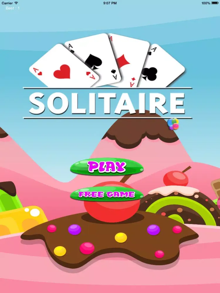 Captures d'écran de `` A Sweet Candy Solitaire - Patience and Skill Card Game iPad 