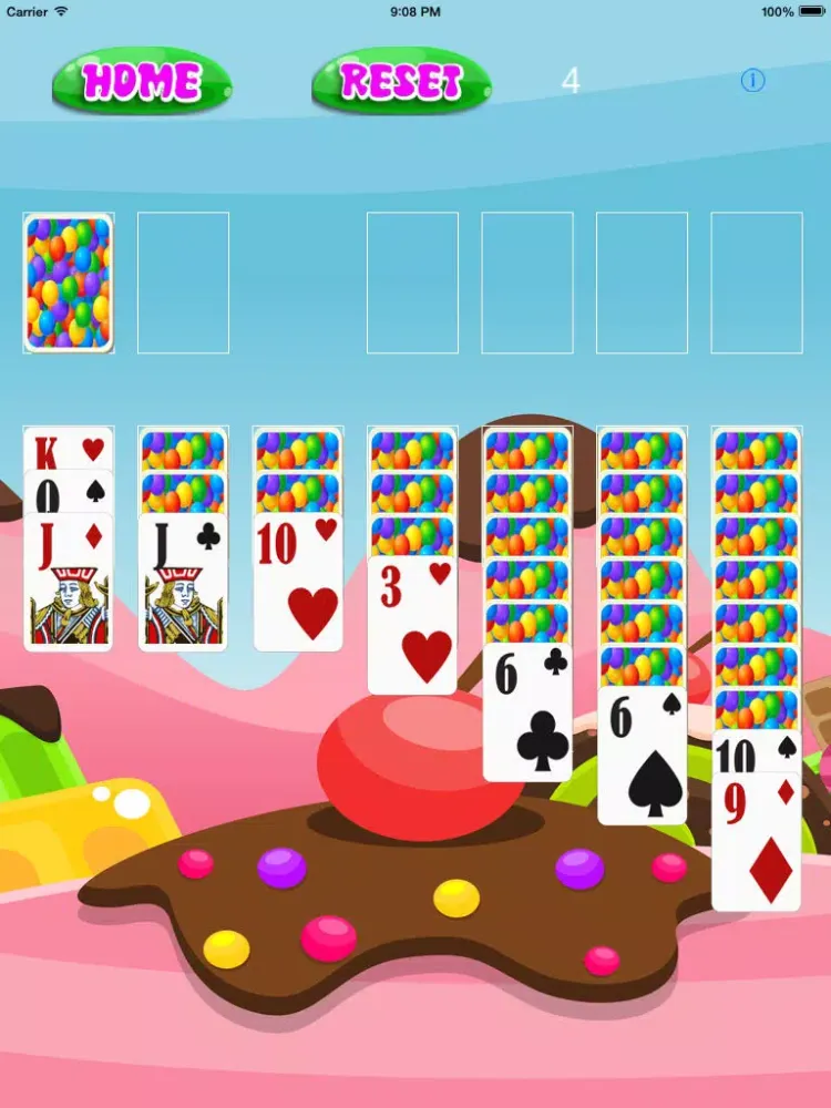 Captures d'écran de `` A Sweet Candy Solitaire - Patience and Skill Card Game iPad 