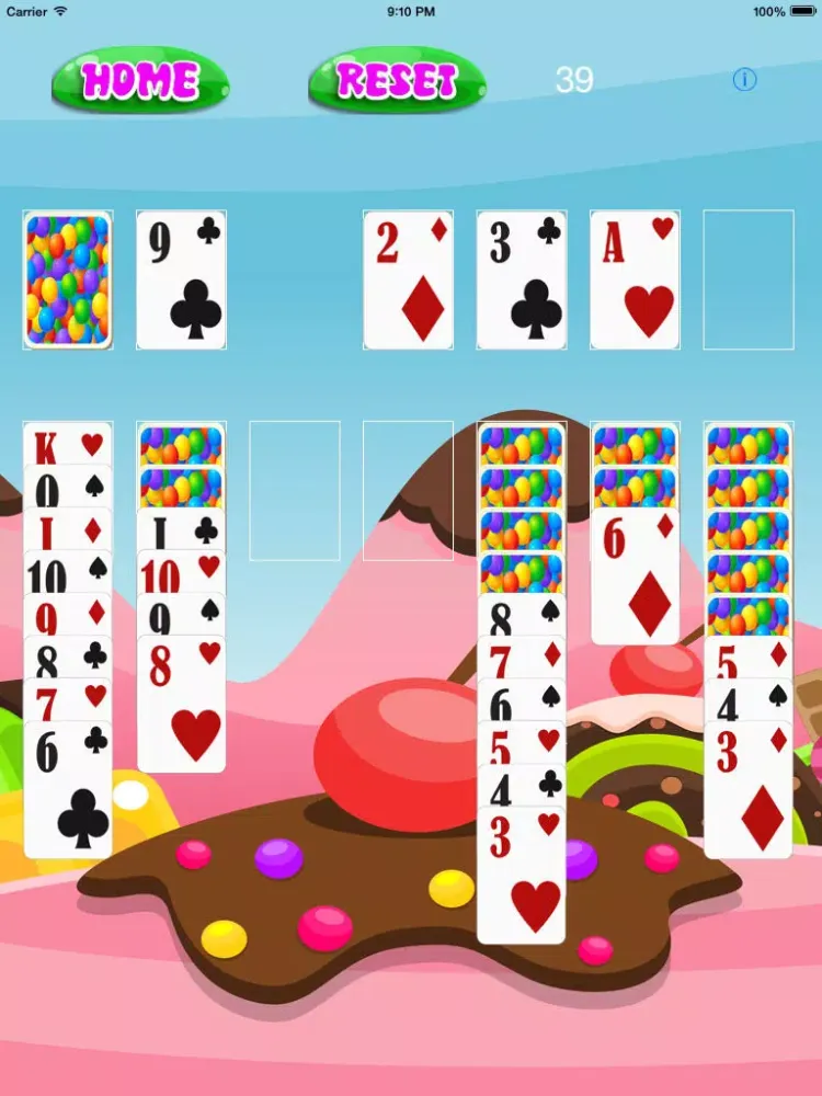 Captures d'écran de `` A Sweet Candy Solitaire - Patience and Skill Card Game iPad 