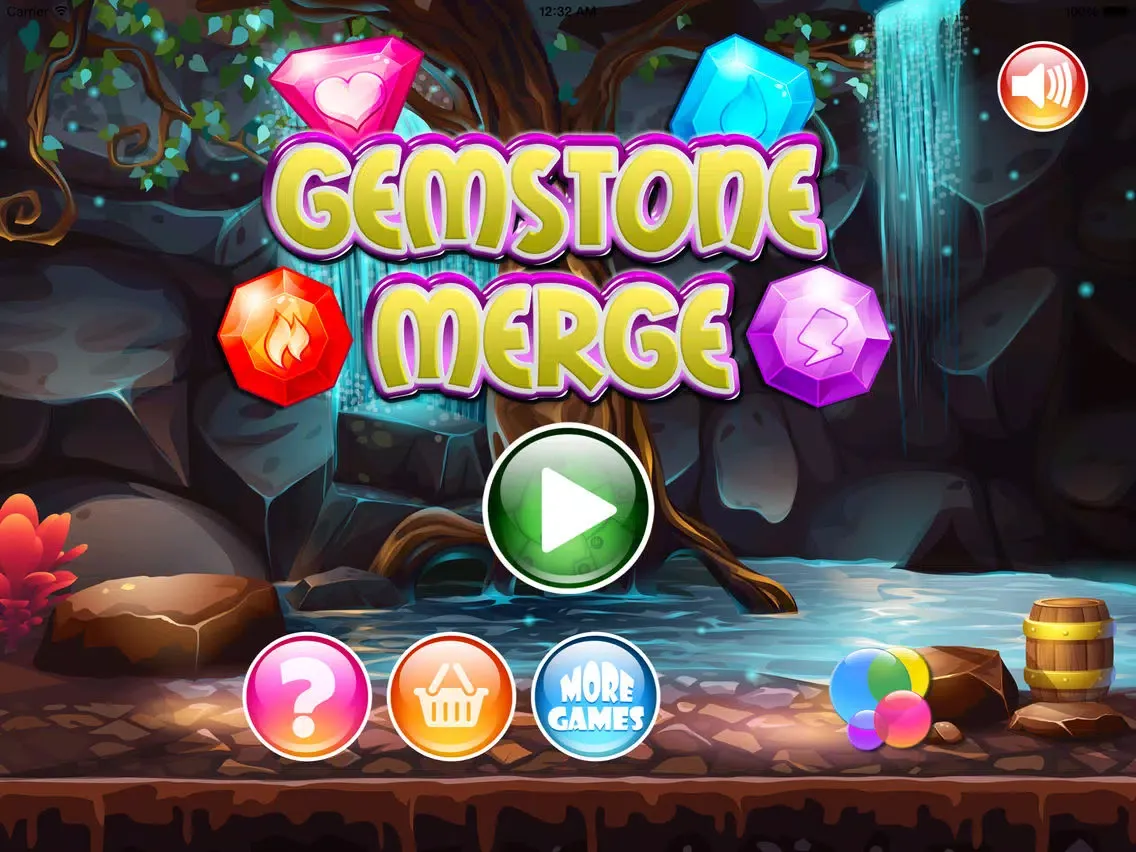 A Gemstone Merge Jewel Pop- Connect Opals, Emeralds and Gems To Score Big iPad 应用截图