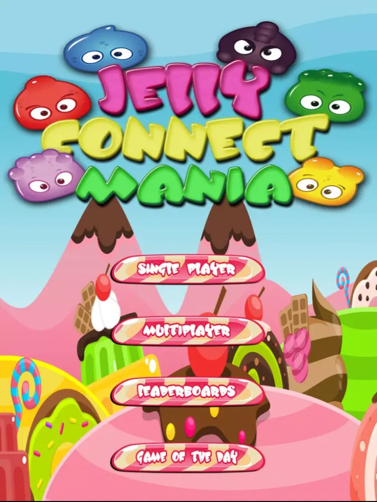 A Jelly Connect Mania Gummi Match 3 iPad 应用截图