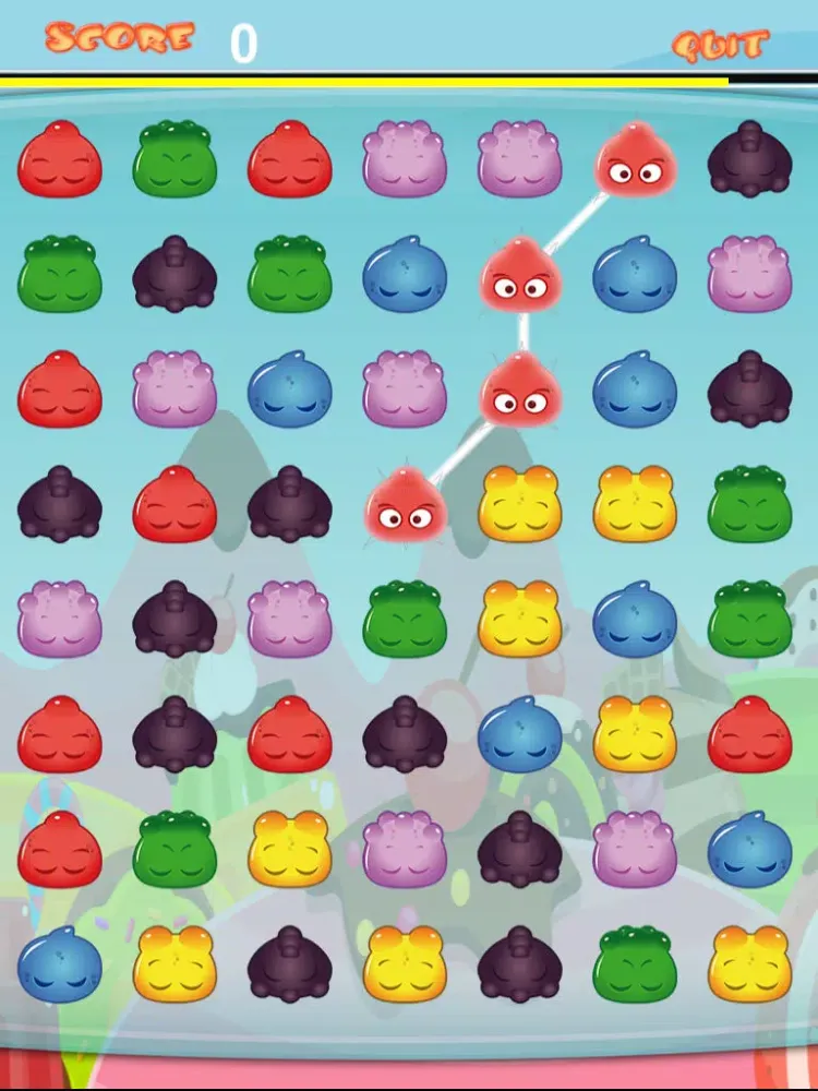 A Jelly Connect Mania Gummi Match 3 iPad 应用截图