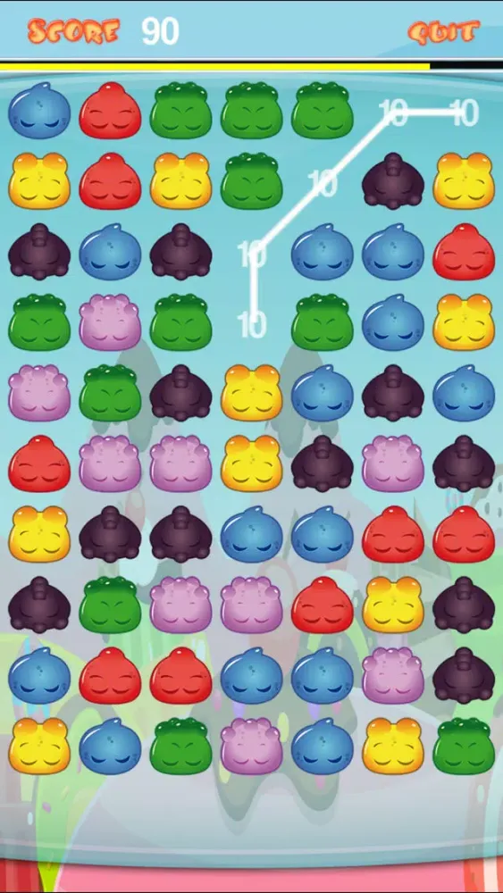 A Jelly Connect Mania Gummi Match 3应用截图