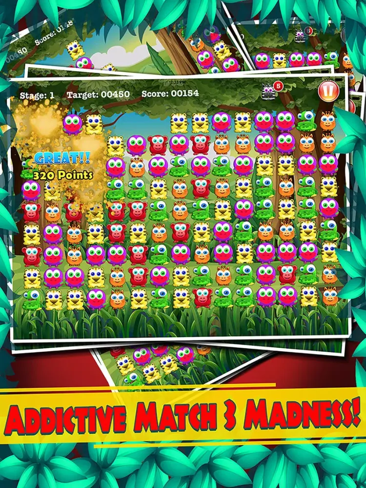 Tangkapan layar A Wild Animals Jungle Pop Pet Safari iPad 
