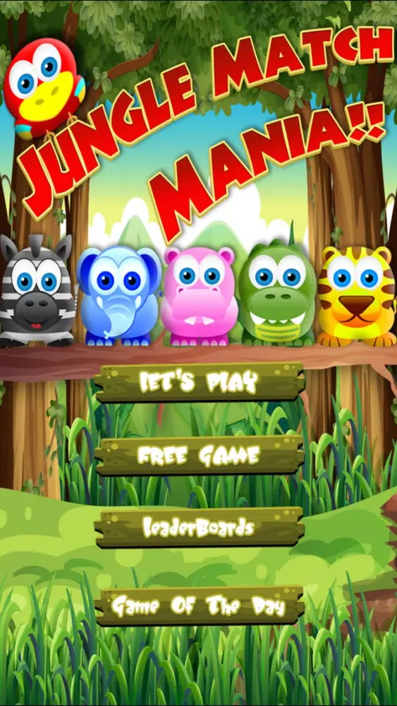 A Jungle Match Mania - Interconnect Wild Emoji Animals To Win स्क्रीनशॉट