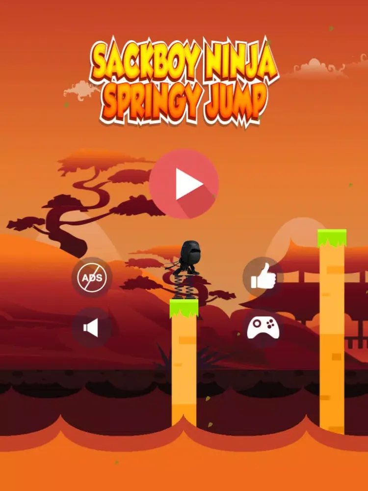 تصاویر A Sackboy Ninja Springy Jump iPad 