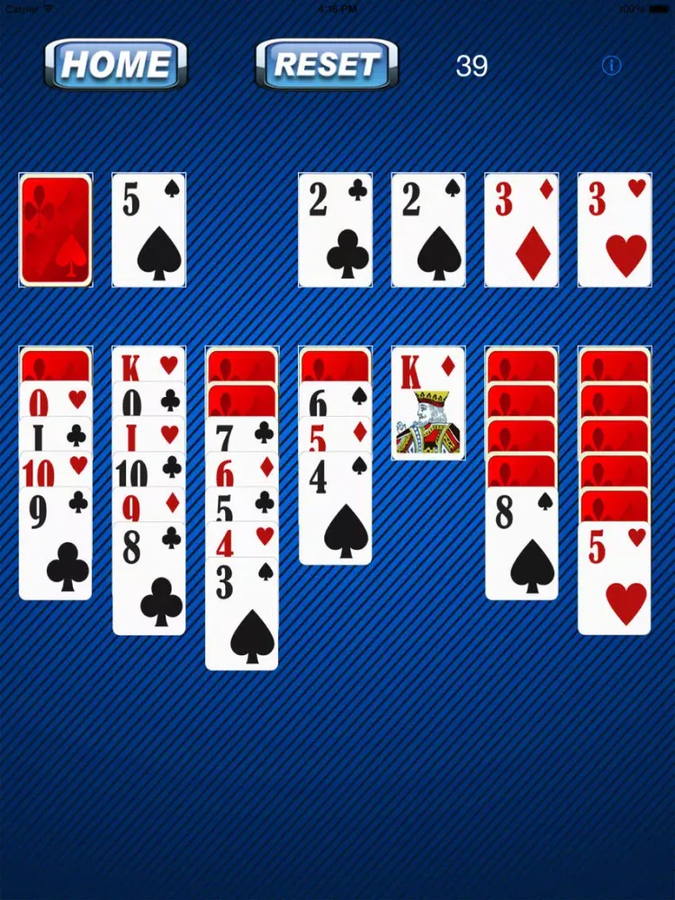 ` A Simple Solitaire Game iPad  سکرین شاٹس