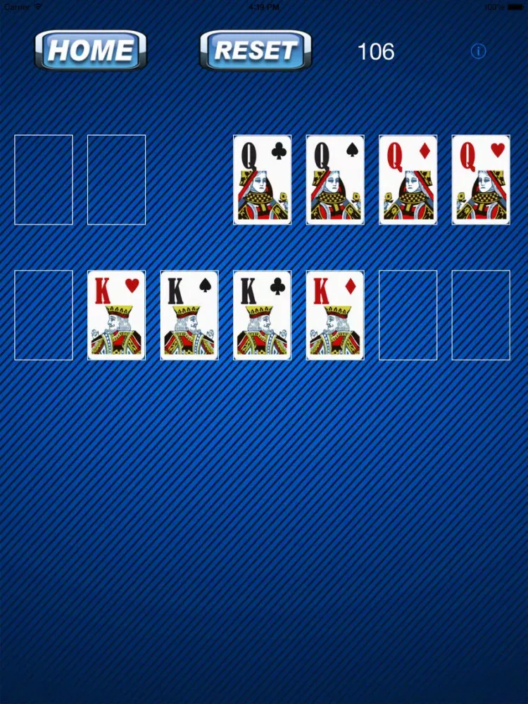 ` A Simple Solitaire Game iPad  سکرین شاٹس