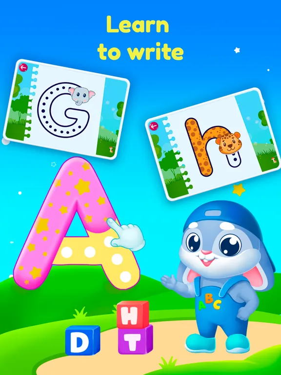 ABC tracing games for toddler iPad  Screenshots