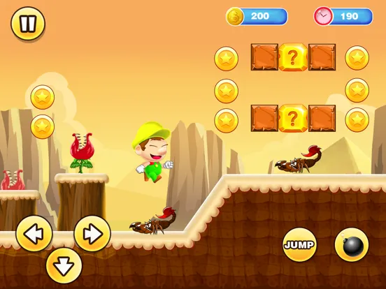 Bob World: Super Bro Run Game iPad  Ekran Görüntüleri