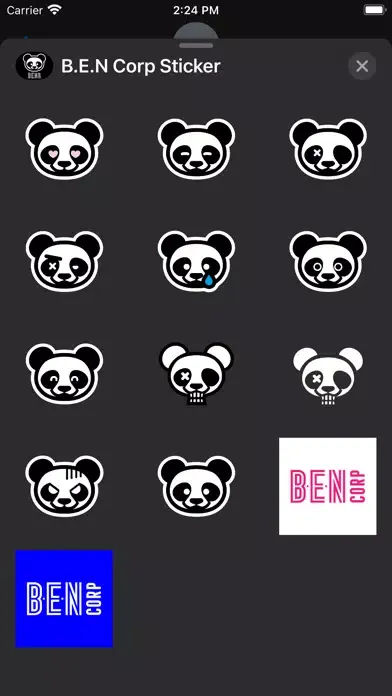 Capturas de tela do B.E.N Corp Emoji