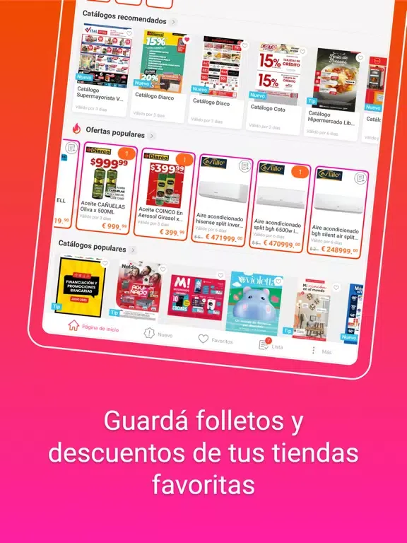 Capturas de pantalla de Catálogos y ofertas Argentina iPad 