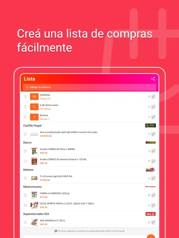 Capturas de pantalla de Catálogos y ofertas Argentina iPad 