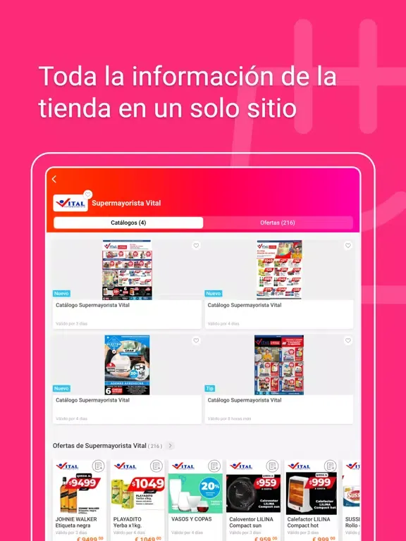 Capturas de pantalla de Catálogos y ofertas Argentina iPad 