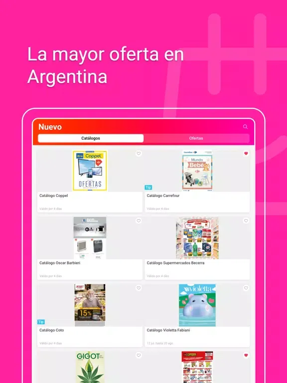 Capturas de pantalla de Catálogos y ofertas Argentina iPad 