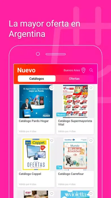 Capturas de pantalla de Catálogos y ofertas Argentina