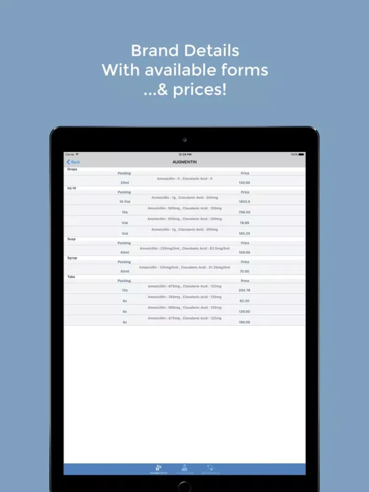 Zrzuty ekranu Pharmapedia - Free Medicine Encyclopedia iPad 