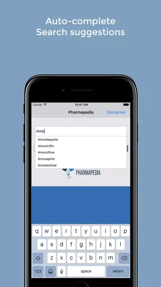 Zrzuty ekranu Pharmapedia - Free Medicine Encyclopedia