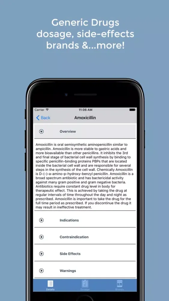 Zrzuty ekranu Pharmapedia - Free Medicine Encyclopedia