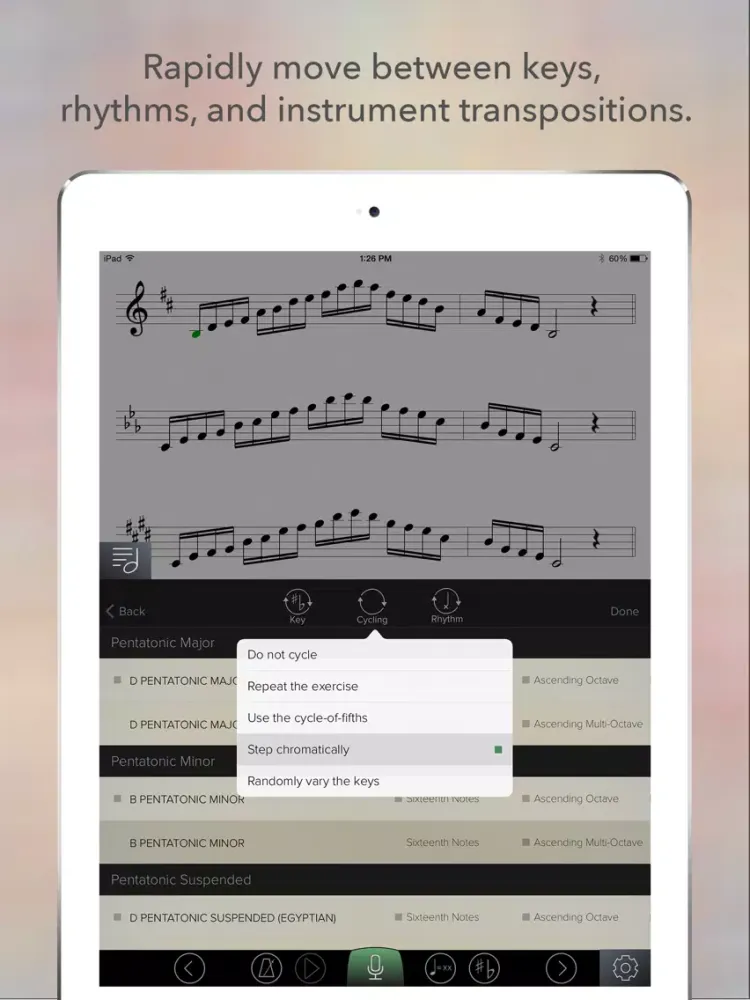 Screenshot di Sonoptic - The Metronome's Encore - Practice Sheet Music Collection iPad 