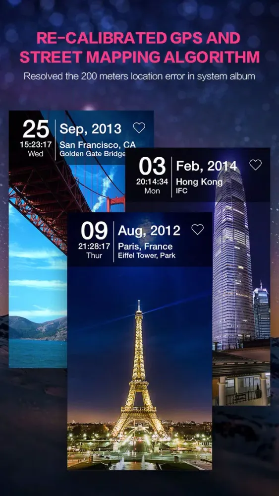 Tangkapan skrin 3D Album-Visual Timeline