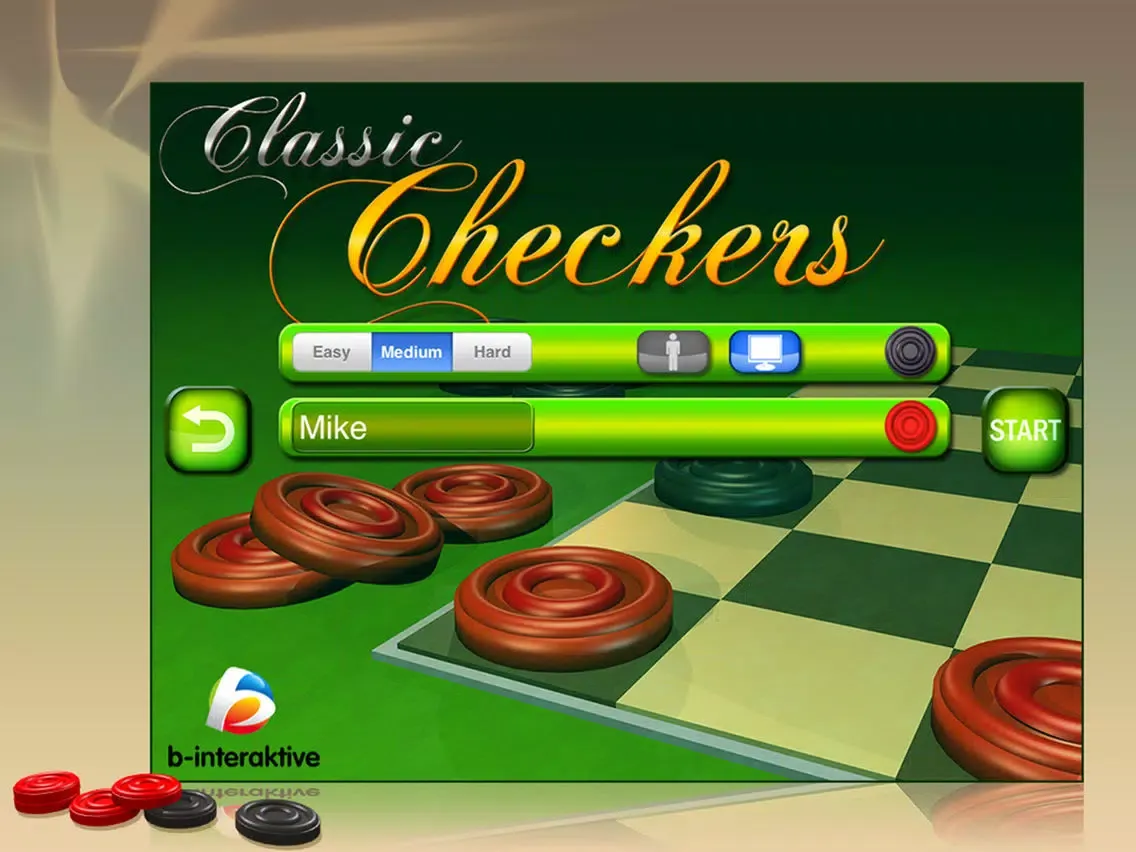 Classic Checkers HD iPad  স্ক্রিনশট