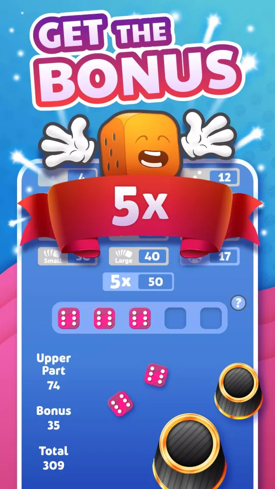 Tangkapan layar Dice Clubs® Classic Dice Game