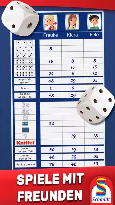 Скриншоты Kniffel® Klassik