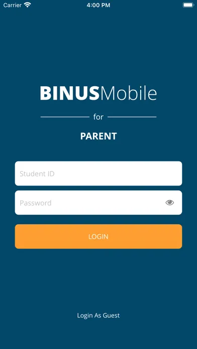 Скриншоты BINUS Mobile for Parent