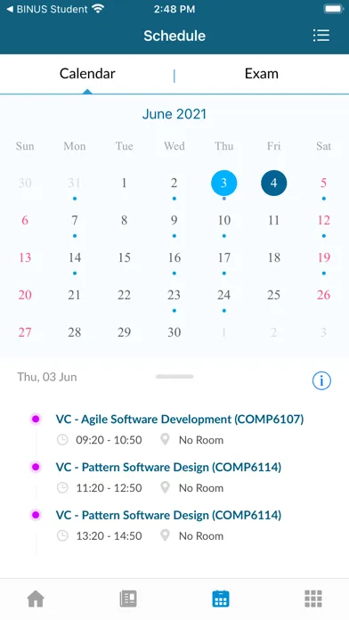 Скриншоты BINUS Mobile for Parent