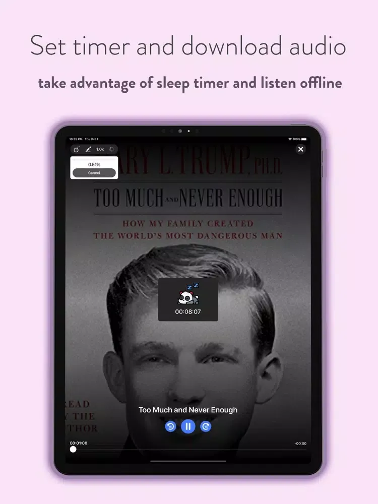 Capturas de pantalla de Biography audiobooks best app iPad 