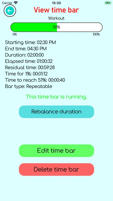 New Time bar स्क्रीनशॉट