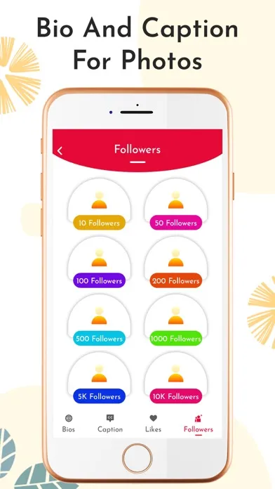 ภาพหน้าจอของ Bio caption & hashtags for IG