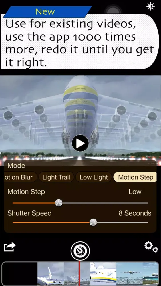 Tangkapan layar Slow Shutter + From Videos