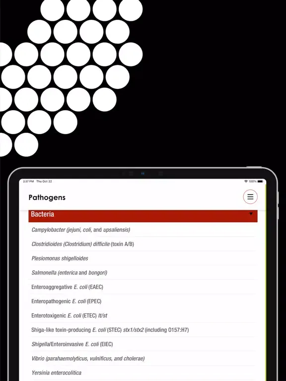 BioFire GI CFU iPad 应用截图
