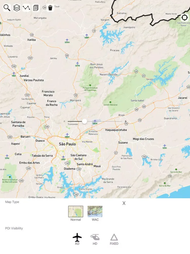 Tangkapan layar Airmap - Maps and Charts iPad 