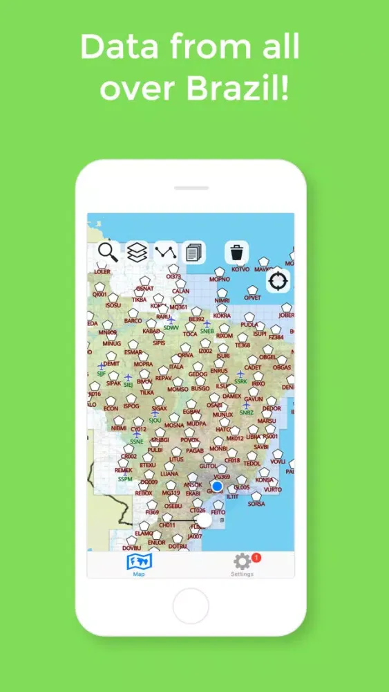Tangkapan layar Airmap - Maps and Charts